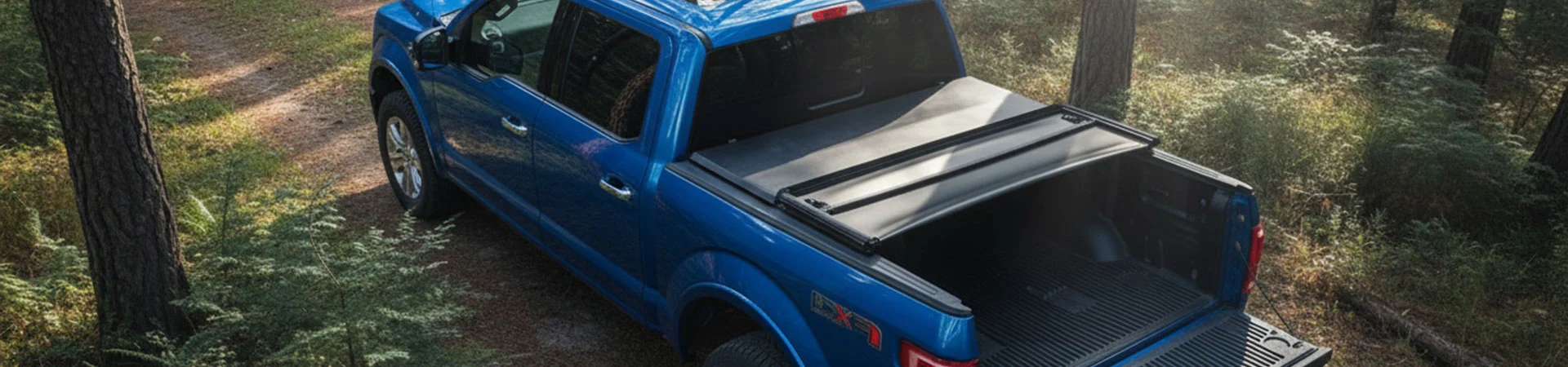 М'який вініловий трискладний чохол Tonneau