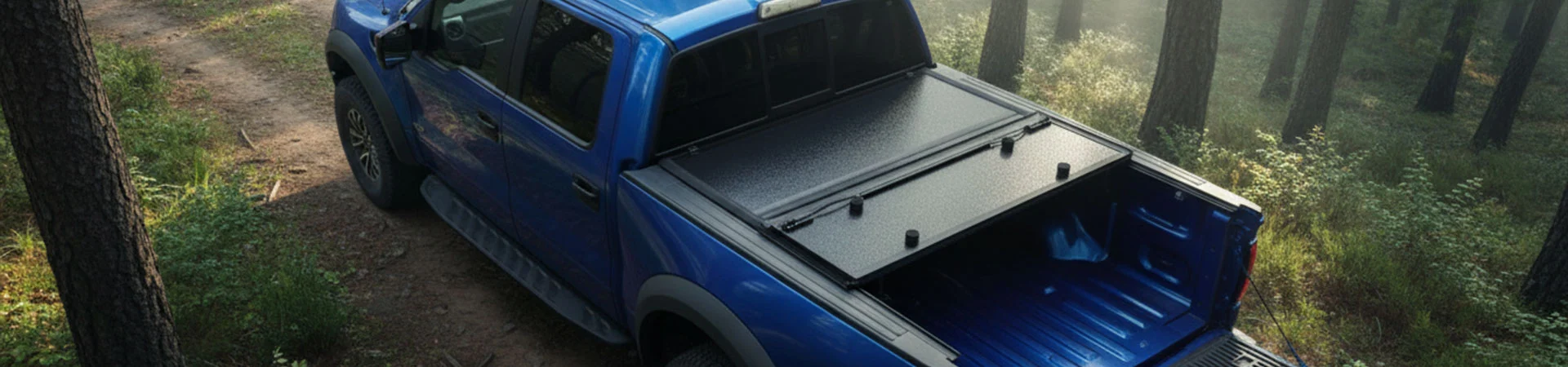 Низькопрофільний жорсткий трискладний чохол Tonneau