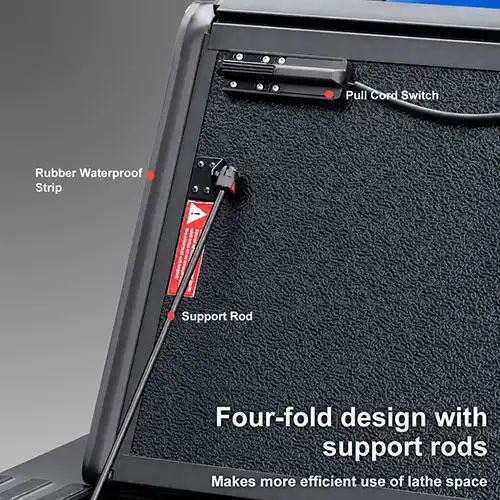 Low Profile Hard Quad-Fold Tonneau Cover for Honda Ridgeline