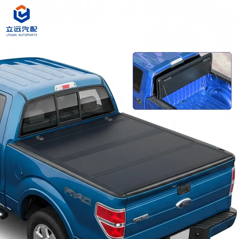 Низькопрофільний жорсткий чотирискладний чохол Tonneau для Ford