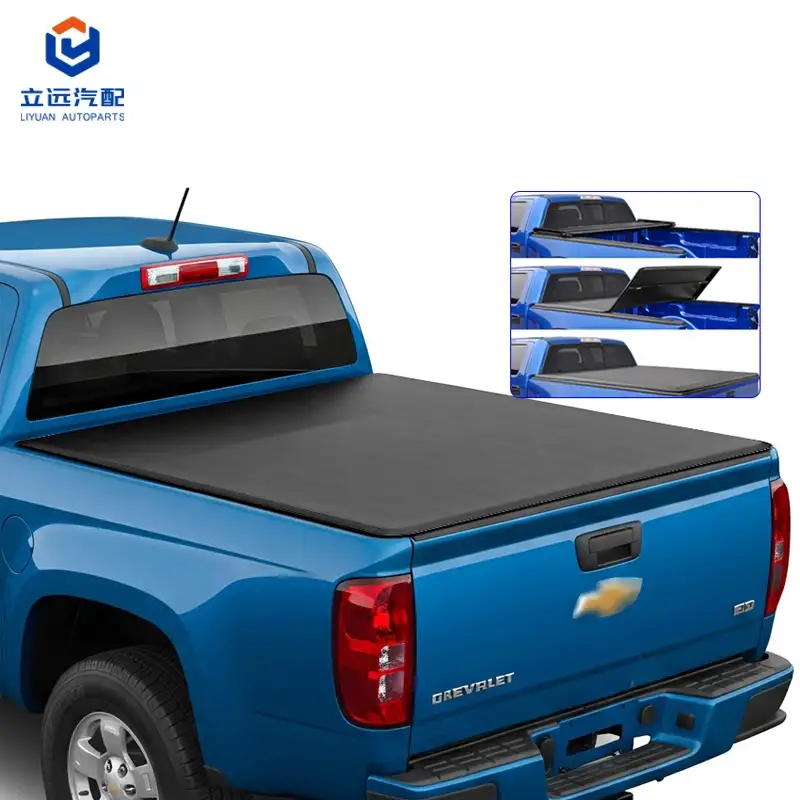 М'який вініловий трискладний чохол Tonneau для GMC Chevrolet